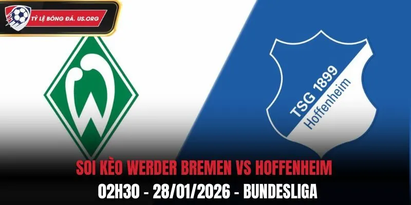 Soi Kèo Werder Bremen Vs Hoffenheim: 02h30 - 28/01/2026 - Bundesliga